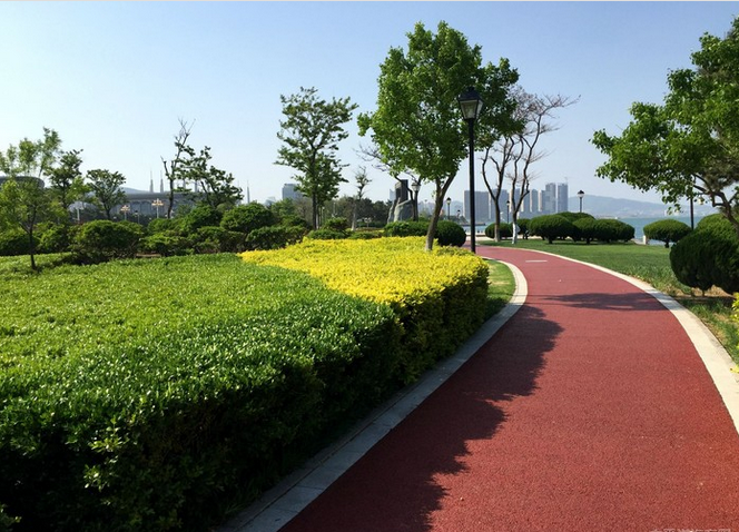 彩色防滑路面 彩色防滑路面