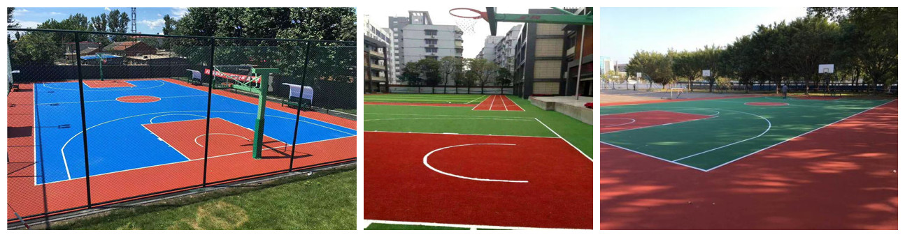 硅PU籃球場案例圖片 硅PU籃球場案例圖片